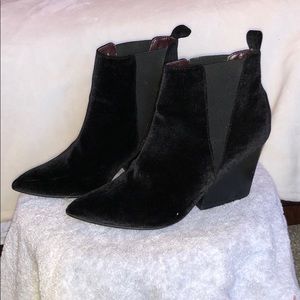 Suede booties